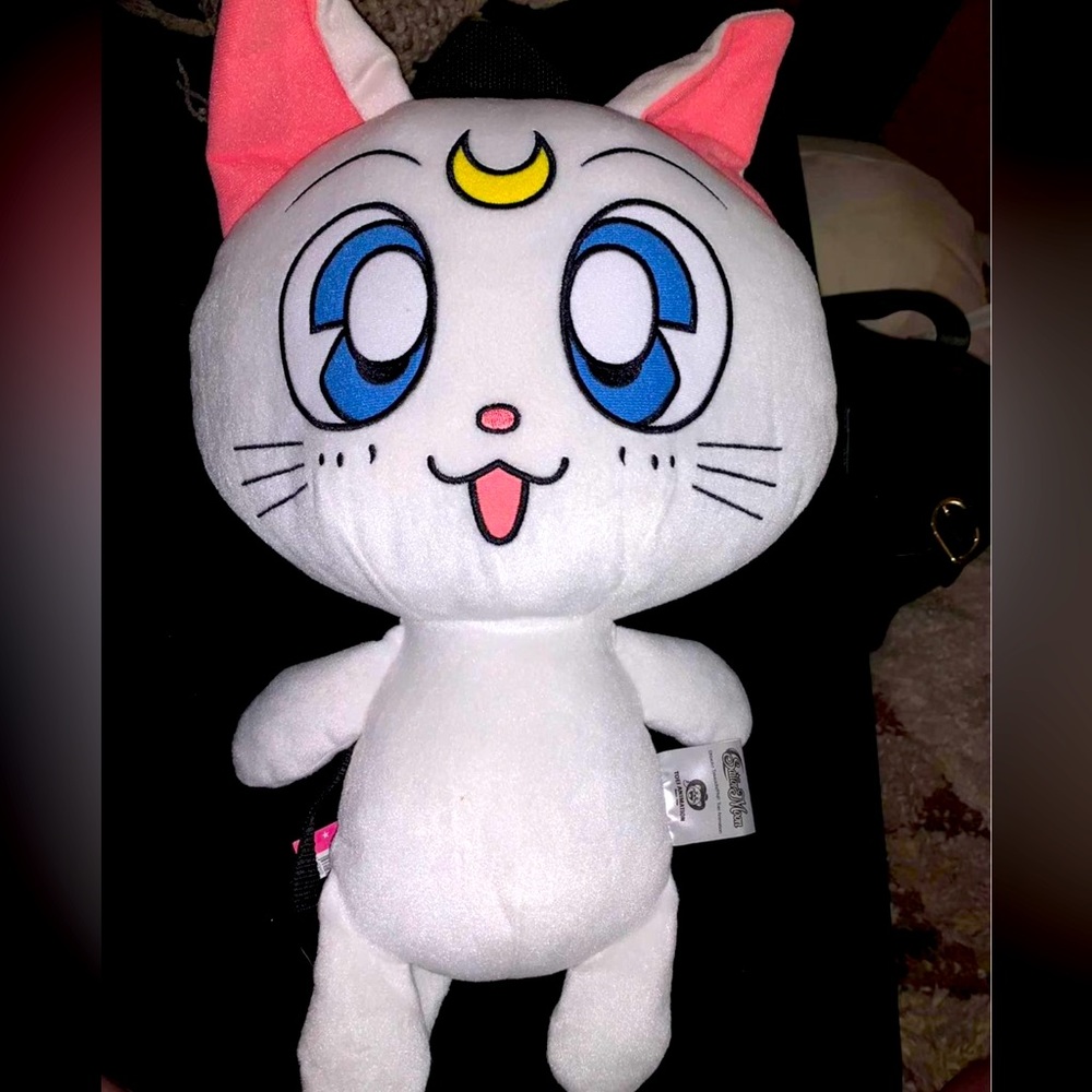 Sailor Moon Artemis Plush Backpack Purse